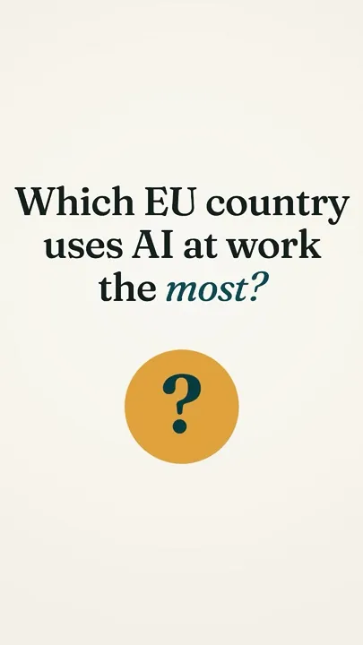 Opening frame of the Mesura short: Who uses AI at work the most.